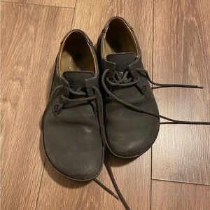 Birkenstock grey lace up genuine leather
